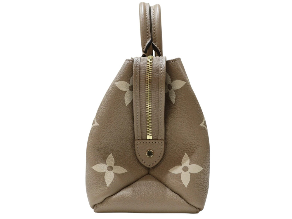 Louis Vuitton Monogram Palais Cream Handbag Empreinte Beige Bag LV Cream Tan